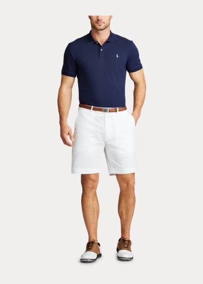 Calções Ralph Lauren Classic Fit Seersucker Homem 04827-JFZA